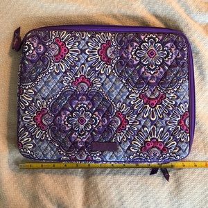 Vera Bradley Lilac Tapestry Laptop Sleeve